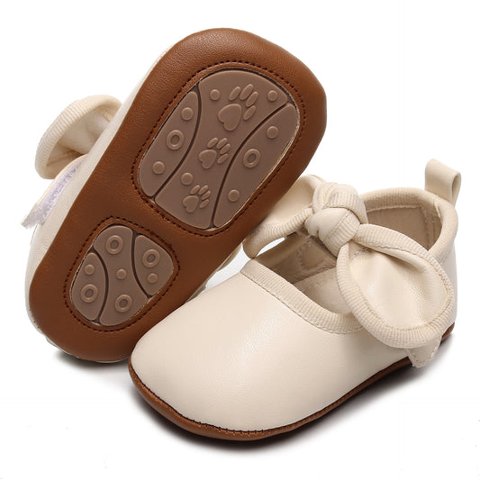 PetiteRoyale: Enchanted Bow Princess Shoes for Toddlers