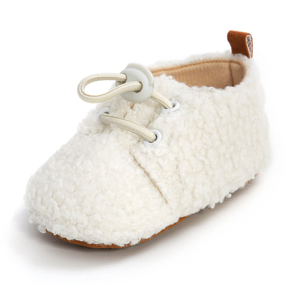 SnugglePaws Cozy Warm Toddler Shoes - Plush Soft Sole Booties