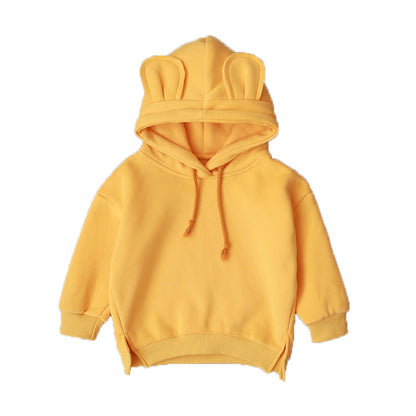 Cuddle Cub: Plush Fleece-Lined Hooded Hoodie for Toasty Tots