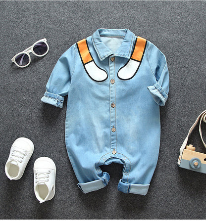 Baby denim jumpsuit