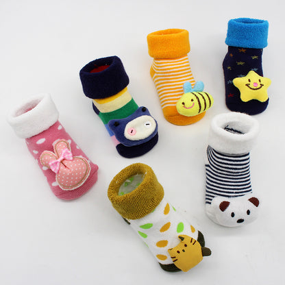 CuddleSteps Stitched Doll Socks