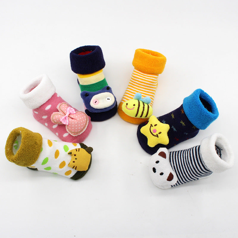 CuddleSteps Stitched Doll Socks