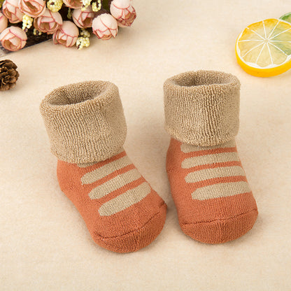 Baby cotton terry socks