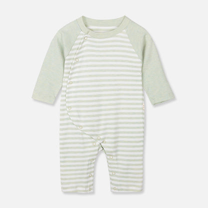 Partial breasted baby jumpsuit