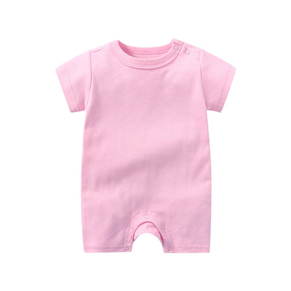 Baby Summer Short Sleeve Boxer Jumpsuit