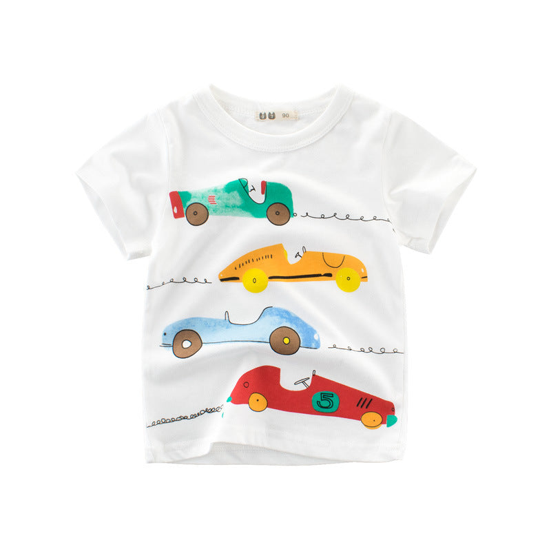 Trendy Tot Tee: Boys Short-sleeved Fashionista T-shirt