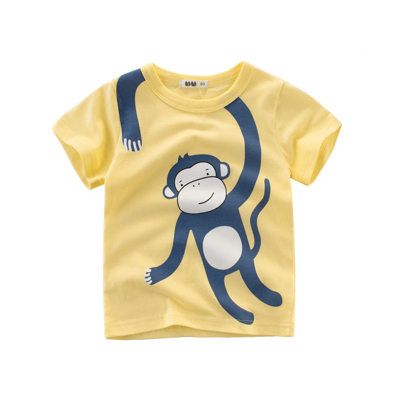 Trendy Tot Tee: Boys Short-sleeved Fashionista T-shirt