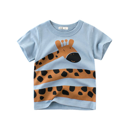 Trendy Tot Tee: Boys Short-sleeved Fashionista T-shirt