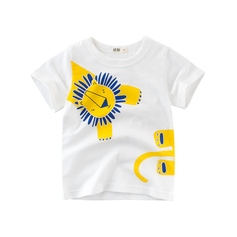 Trendy Tot Tee: Boys Short-sleeved Fashionista T-shirt