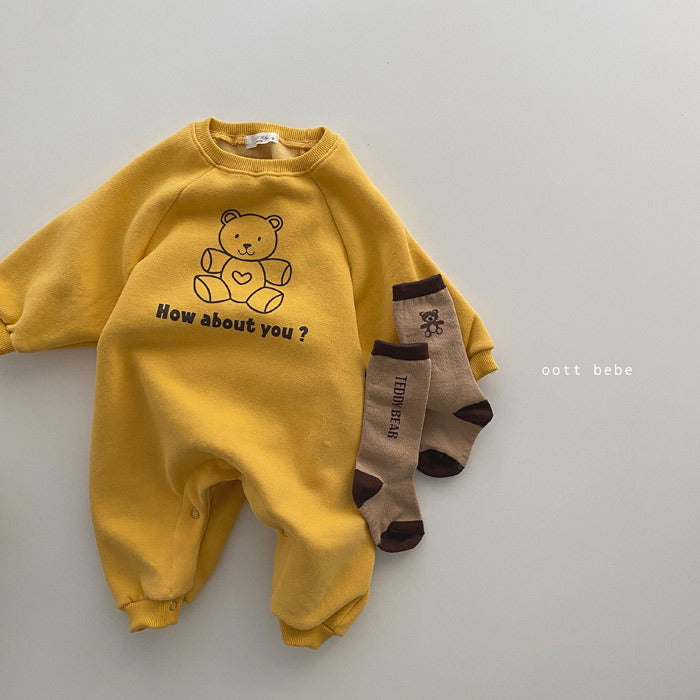 Baby long sleeve jumpsuit baby ha clothes