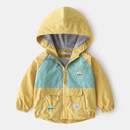 Korean Cartoon Hooded Trendy Kid