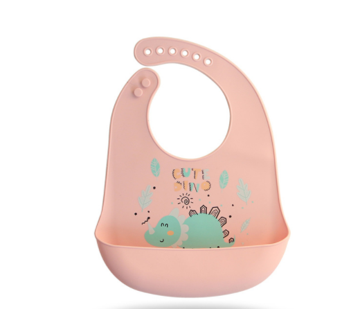 Silicone Baby Eating Bib Stereo Waterproof