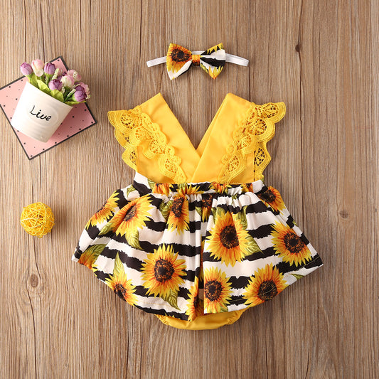 Sunny Breeze: Ultra-Soft Summer Romper for Babies