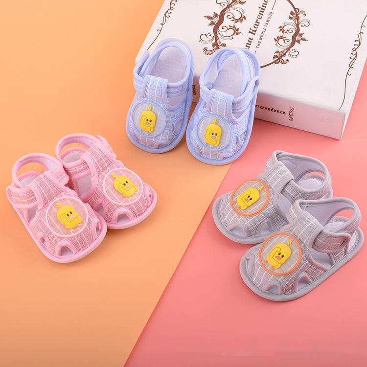 Baby Footsteps: Comfort Cloth Sole Sandals