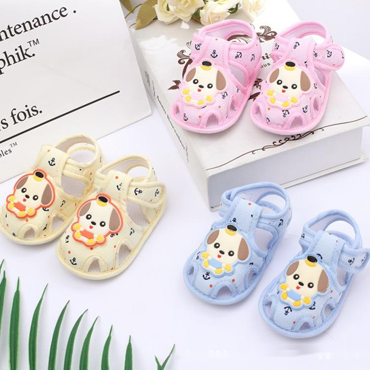 Baby Footsteps: Comfort Cloth Sole Sandals