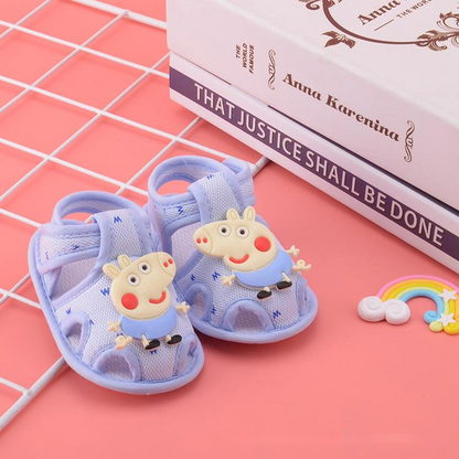 Baby Footsteps: Comfort Cloth Sole Sandals