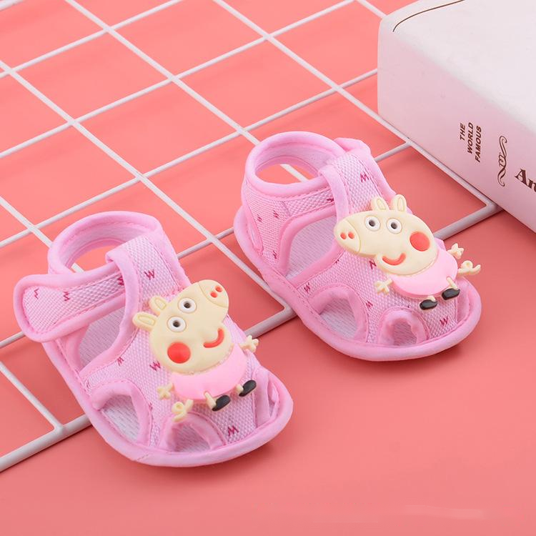 Baby Footsteps: Comfort Cloth Sole Sandals