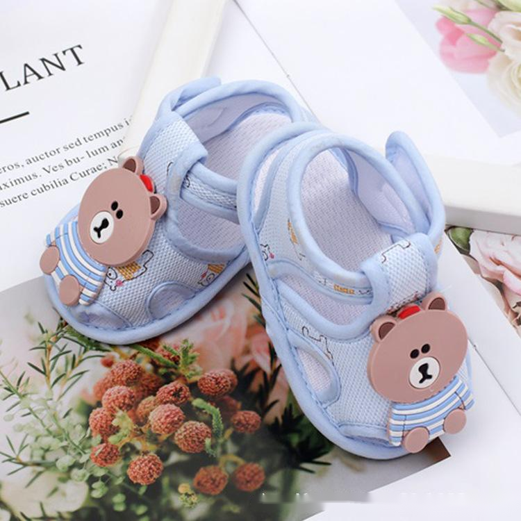 Baby Footsteps: Comfort Cloth Sole Sandals