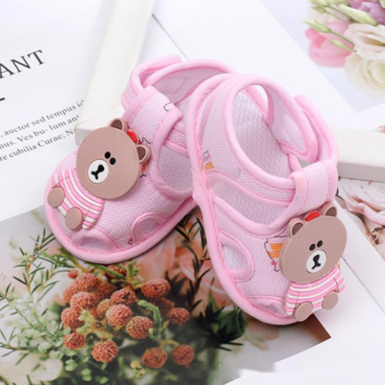 Baby Footsteps: Comfort Cloth Sole Sandals