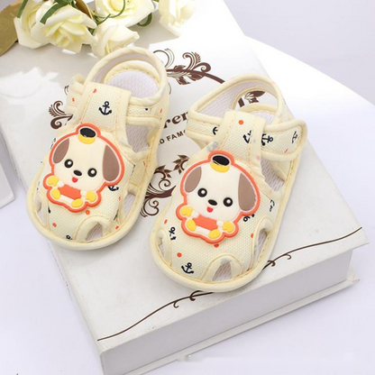 Baby Footsteps: Comfort Cloth Sole Sandals