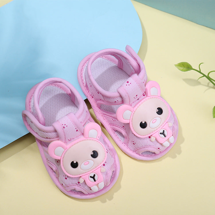 Baby Footsteps: Comfort Cloth Sole Sandals