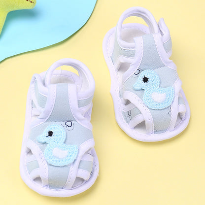 Baby Footsteps: Comfort Cloth Sole Sandals