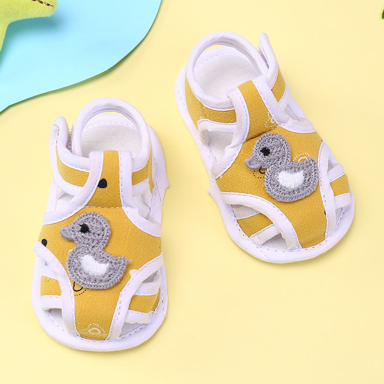 Baby Footsteps: Comfort Cloth Sole Sandals