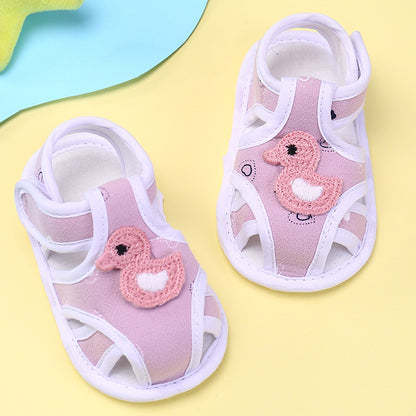 Baby Footsteps: Comfort Cloth Sole Sandals