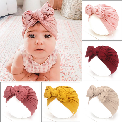 SnuggleCrown Baby Turban - Soft Stretchy Hat for Newborns to Toddlers