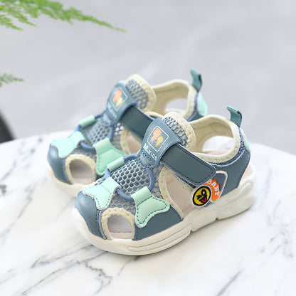 Cartoon Cuties Microfiber Toddler Sandals