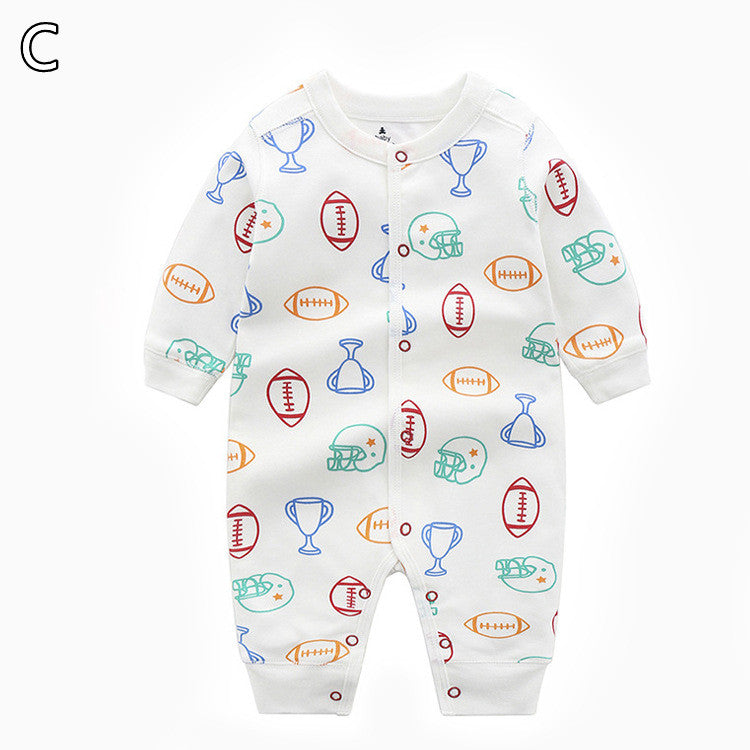 Little Explorer Boxer Romper: Cozy Long-Sleeved