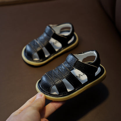 Little Gent’s Club - Premium Leather Cowhide Toddler Sandals