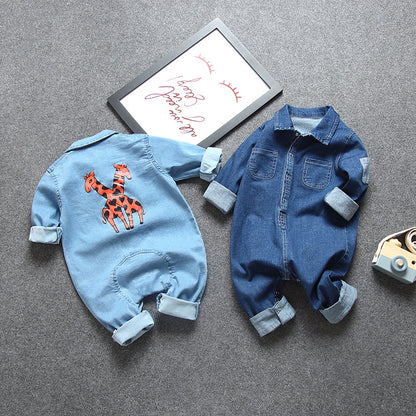 Baby denim jumpsuit