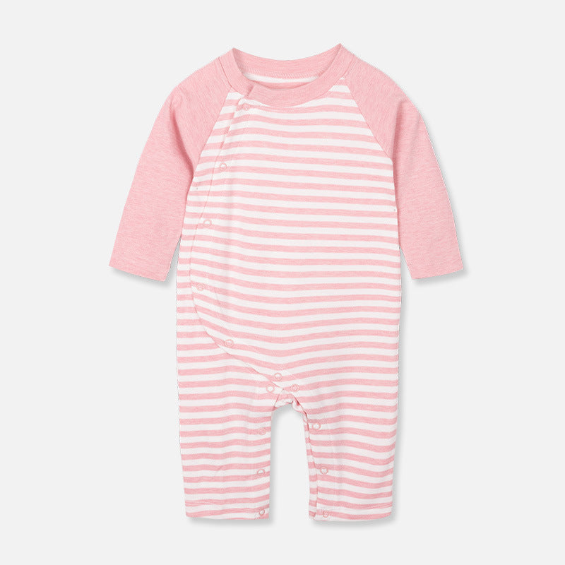 Partial breasted baby jumpsuit