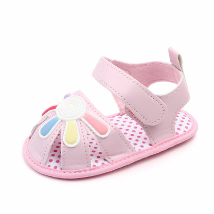 PetalSoft Toddler Flower Sandals