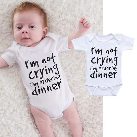 Summer male and female baby bodysuits