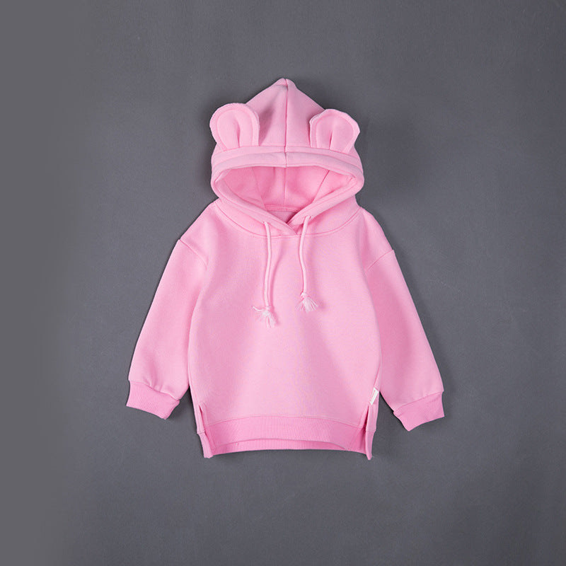 Cuddle Cub: Plush Fleece-Lined Hooded Hoodie for Toasty Tots