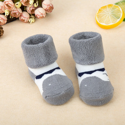 Baby cotton terry socks