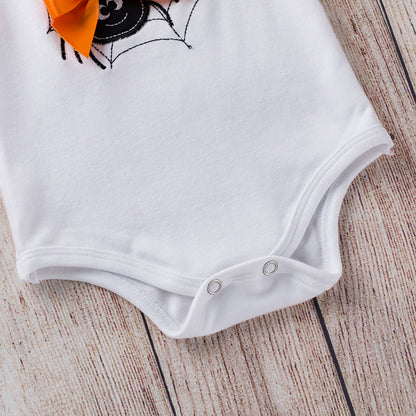 Little WebCrawler Embroidered Bodysuit