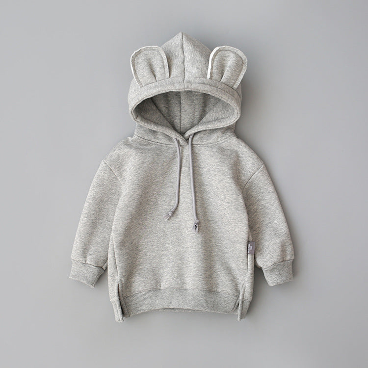 Cuddle Cub: Plush Fleece-Lined Hooded Hoodie for Toasty Tots