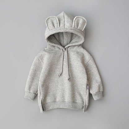 Cuddle Cub: Plush Fleece-Lined Hooded Hoodie for Toasty Tots