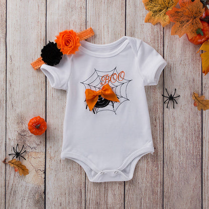 Little WebCrawler Embroidered Bodysuit