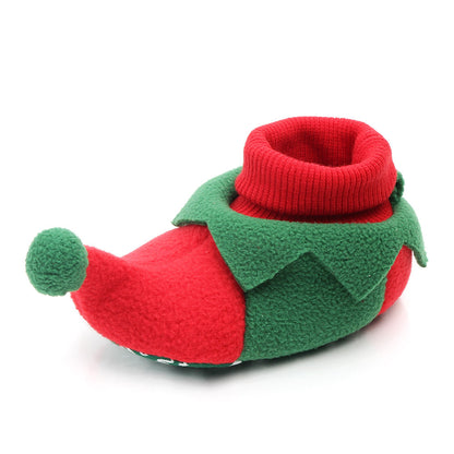 FestiveFeet: Christmas Cheer Soft Sole Toddler Shoes