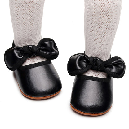 PetiteRoyale: Enchanted Bow Princess Shoes for Toddlers