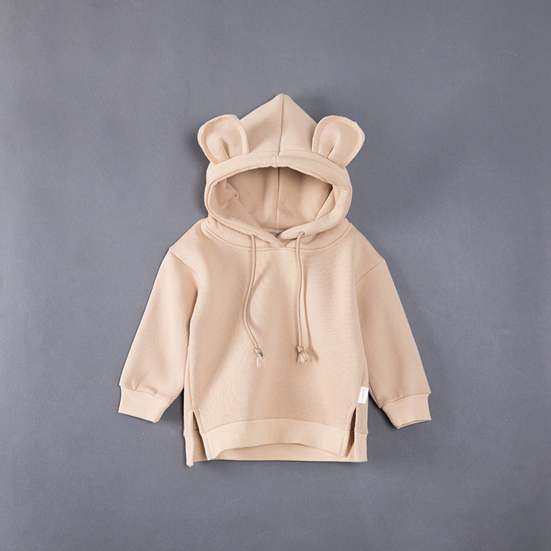 Cuddle Cub: Plush Fleece-Lined Hooded Hoodie for Toasty Tots