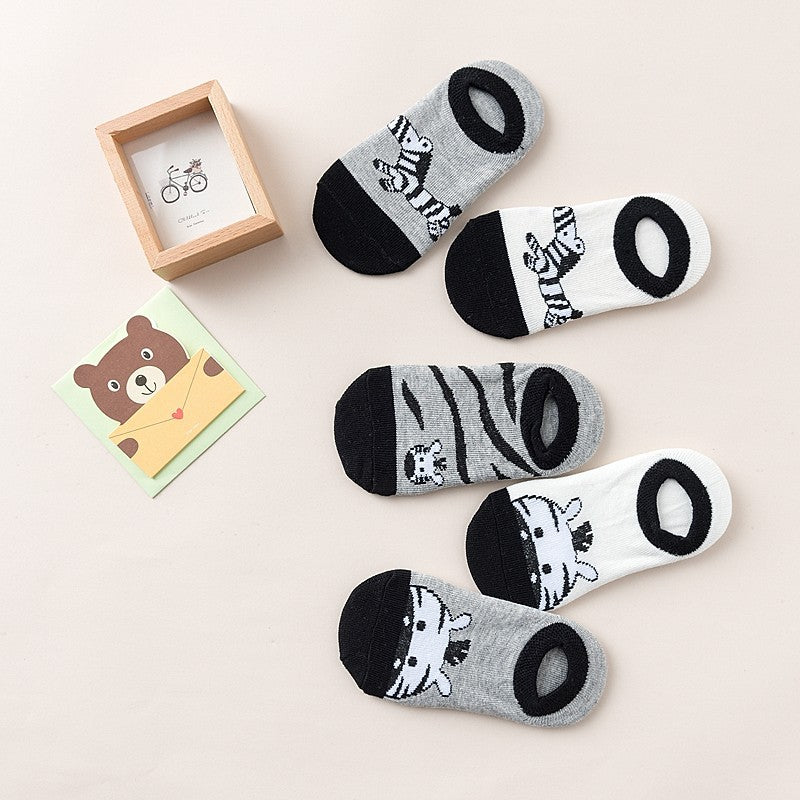 Children's Socks Boys' Cotton Socks Summer Thin