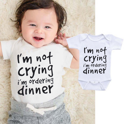 Summer male and female baby bodysuits