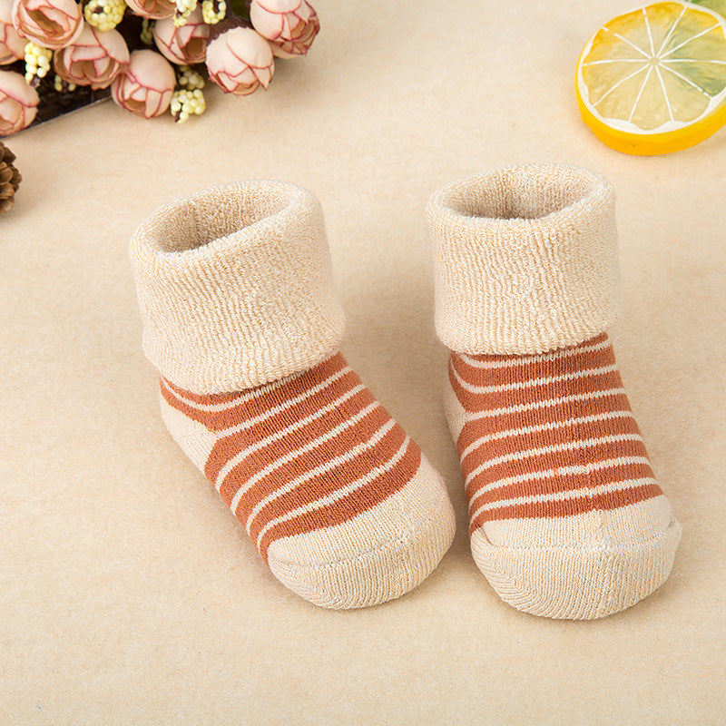 Baby cotton terry socks