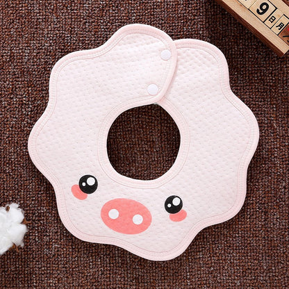 Children's Bib and Baby's Pure Cotton Waterproof Saliva Towel