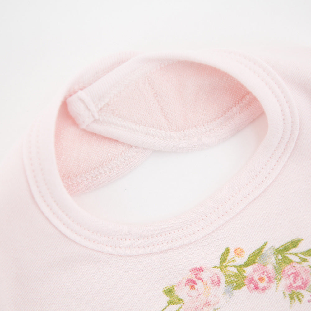 Absorbent Baby Bib Set with Bonus Drool Towels